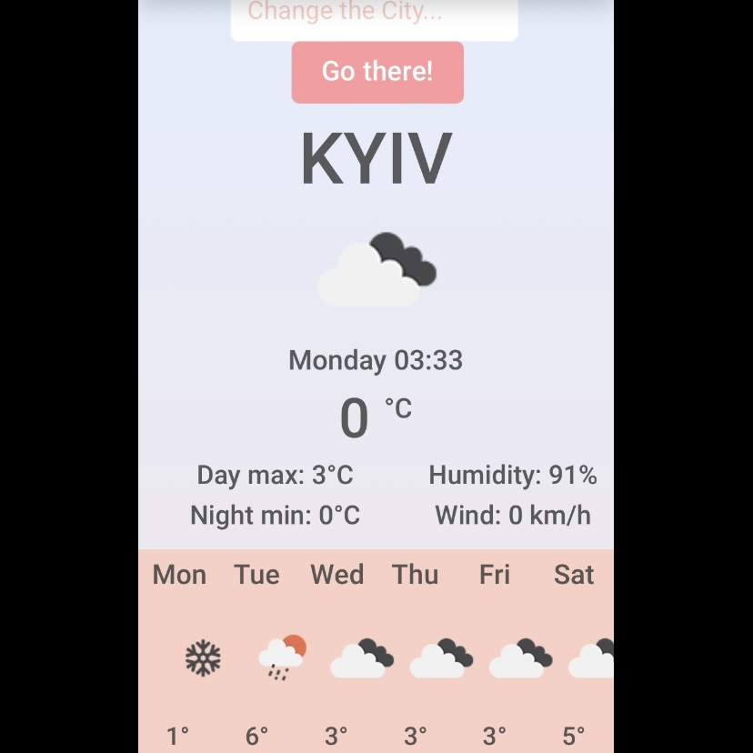 weather app